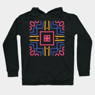 Ethnic Rule pattern Seal Hoodie